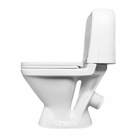 Унитаз-компакт Sanita Самарский эконом SMRSACC01090111 с бачком и стандартным сиденьем